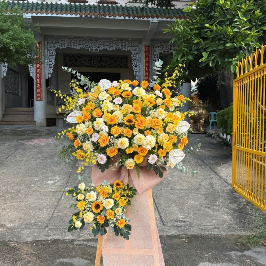 Kệ Hoa Khai Trương Rạng Rỡ Phồn Vinh ⭐ 