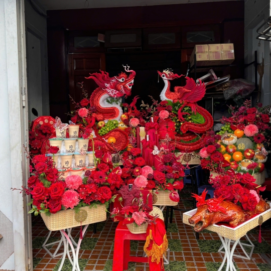 Bộ Mâm Quả Phượng Vũ Long Đằng 