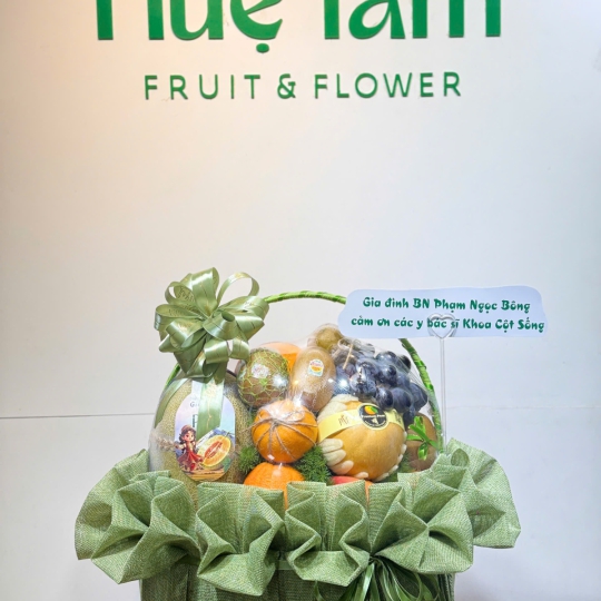 💚🍈 Giỏ Trái Cây Tươi – Thanh Lộc Trường An Thọ 