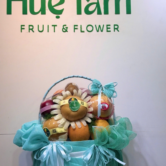 Giỏ Trái Cây Ngọc Lam Phúc Lộc – Quà Tặng Thanh Nhã  
