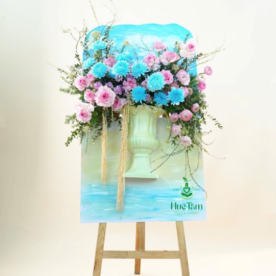 Kệ Hoa Khai Trương Mẫu Gỉa Bình 