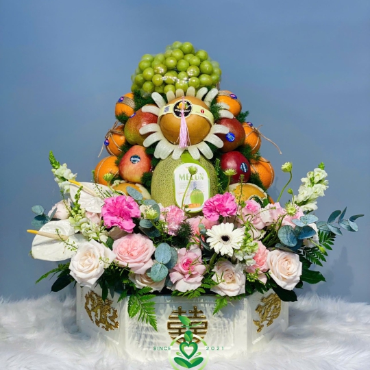 Giỏ Trái Cây Hoa Dạm Ngõ 
