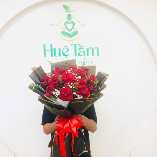 HOA BÓ TONE ĐỎ 