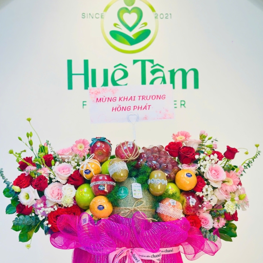 GIỎ TRÁI CÂY HIỆN ĐẠI SZ VIP KHAI TRƯƠNG  