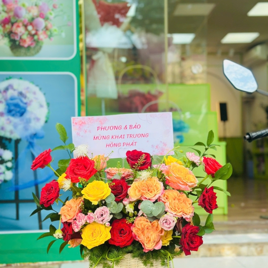 GIỎ HOA KHAI TRƯƠNG VẠN SỰ HANH THÔNG  