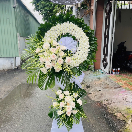 HOA VIẾNG HIỆN ĐẠI  HOA LAN 