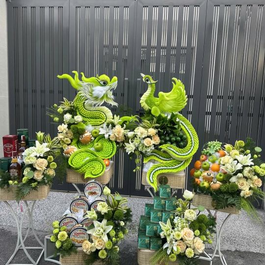 TRÁP CƯỚI TONE XANH HIỆN ĐẠI  