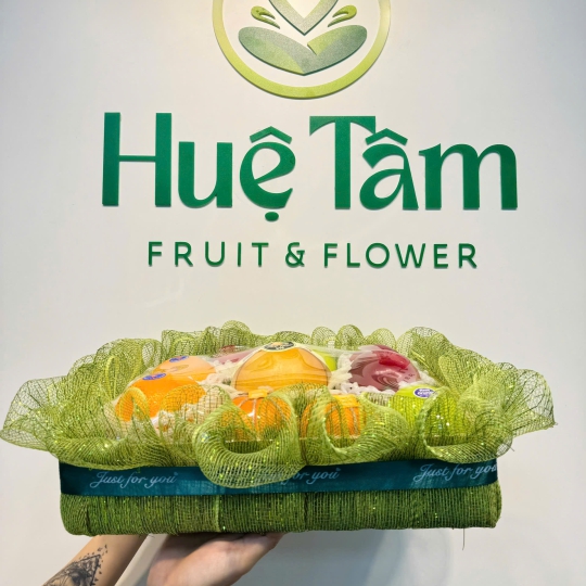 KHAY QUÀ TẶNG TRÁI CÂY XANH AN LÀNH  