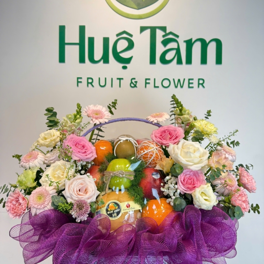 GIỎ TRÁI CÂY TÍM MỘNG MƠ 