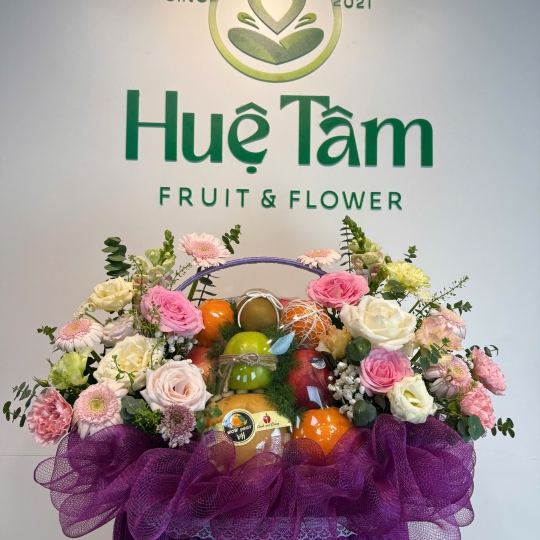 GIỎ TRÁI CÂY TÍM MỘNG MƠ  