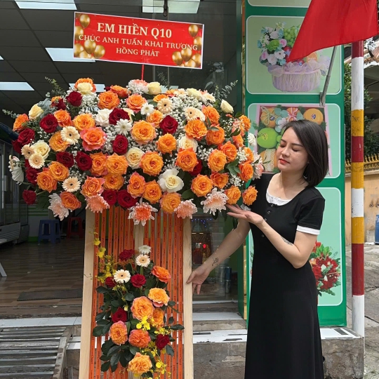 KỆ HOA KHAI TRƯƠNG ĐẠI CÁT 
