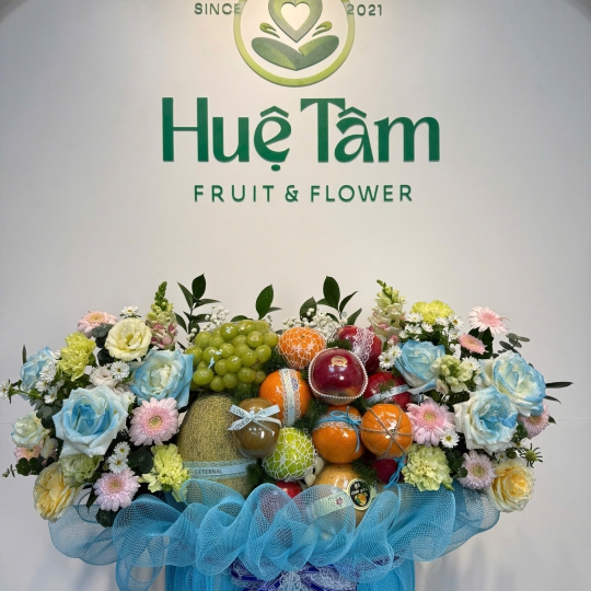 Giỏ trái cây “Hoa Quả Bình An” 