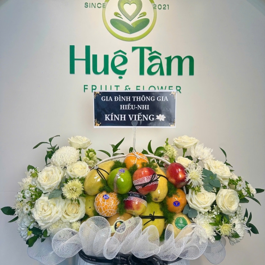 GIỎ TRÁI CÂY TÂM THÀNH KÍNH VIẾNG 