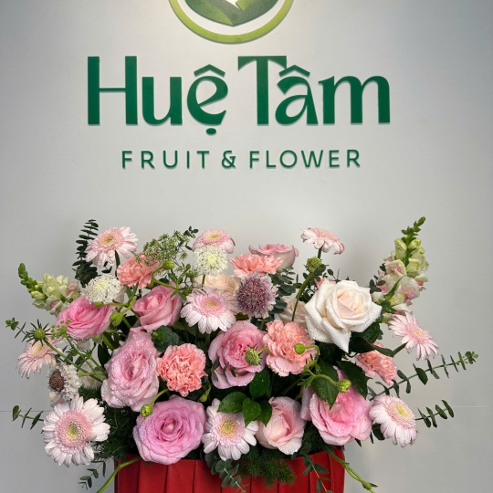 Giỏ Hoa Hạnh Phúc Ngập Tràn 