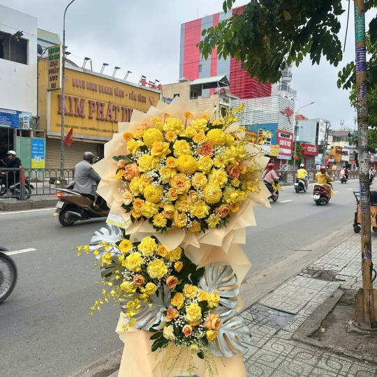 ✨ Kệ Hoa Khai Trương Vàng Son Thịnh Vượng ✨ 
