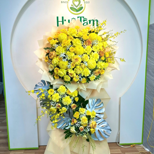 ✨ Kệ Hoa Khai Trương Vàng Son Thịnh Vượng ✨  