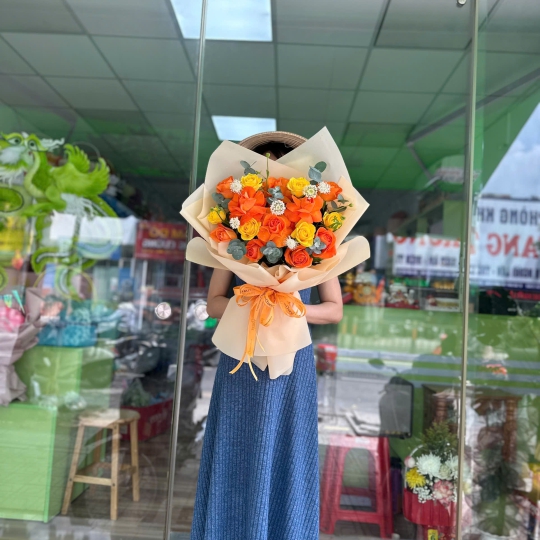 Bó Hoa Bình Minh Rạng Ngời  