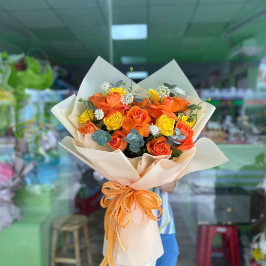 Bó Hoa Bình Minh Rạng Ngời 
