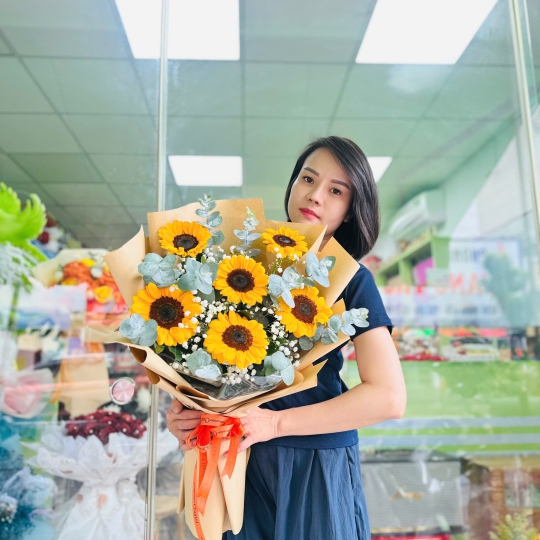 Bó Hoa Hướng Dương Tỏa Nắng 