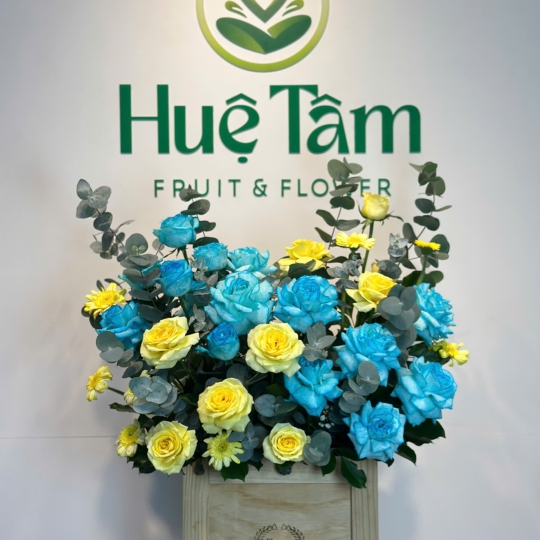 Giỏ Hoa Thanh Khiết An Nhiên 🌸 