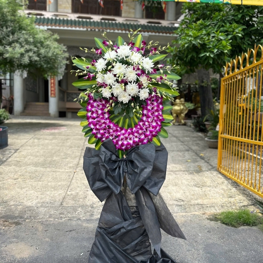 Kệ Hoa Viếng Lan Tím Tưởng Nhớ 💐 