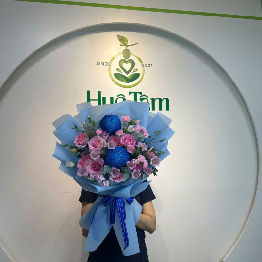 Bó Hoa Tình Yêu Xanh Thắm 