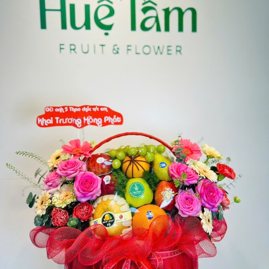 “Giỏ Trái Cây Hồng Phát Phú Quý 🍎” 