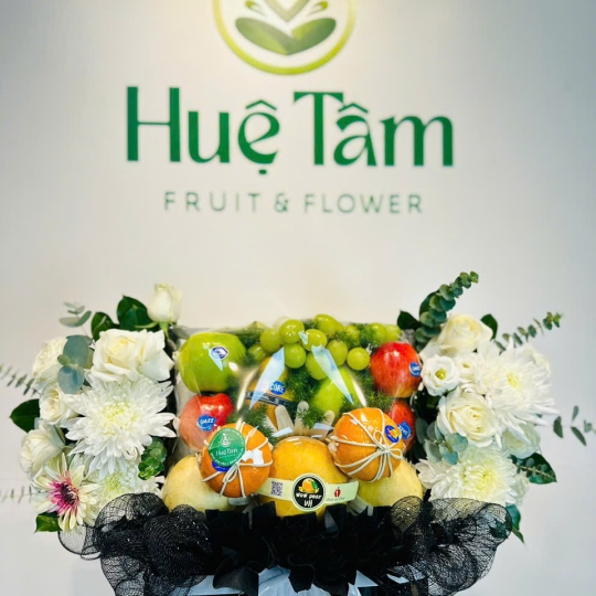 Giỏ Trái Cây Tưởng Niệm Thanh Khiết 🍇 