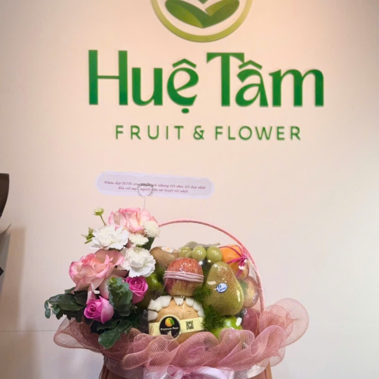 Giỏ Trái Cây Hồng Ân Thanh Khiết 🌸 