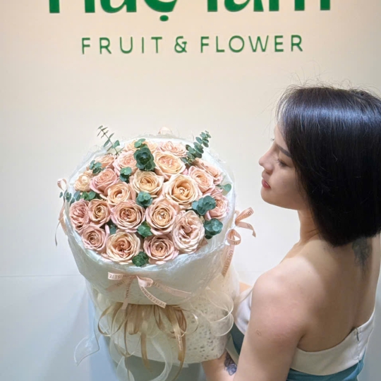 Bó Hoa Mộc Sương Nhẹ Dấu Yêu 