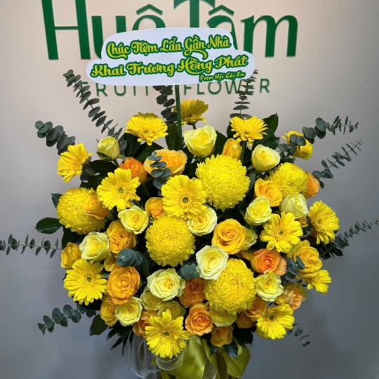 ✨ Giỏ Hoa Kim Sắc Khởi Vận ✨ 