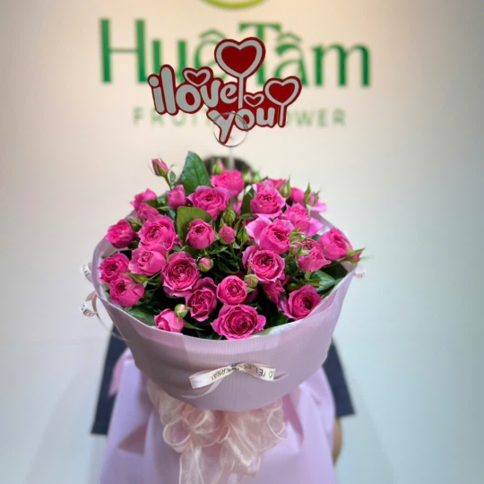 Bó Hoa I Love You – Hồng Duyên Ái 