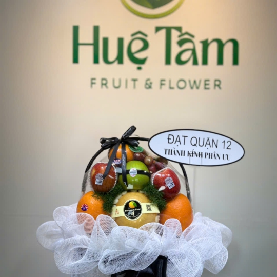 Giỏ Trái Cây Kính Viếng Thuần Khiết Phân Ưu 