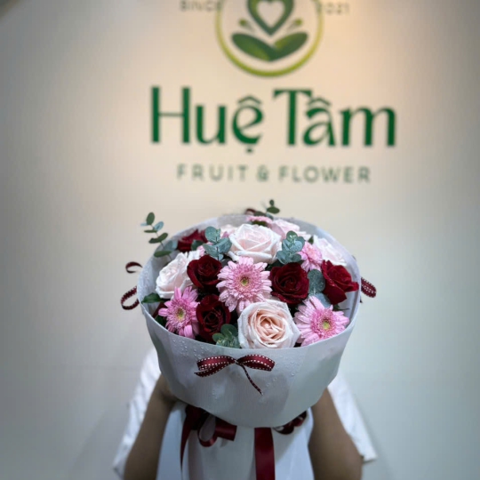 ✨ Bó Hoa Valentine Song Sắc Vĩnh Yêu ✨ 
