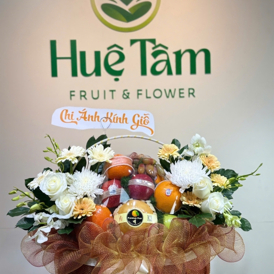 ✨ Giỏ Trái Cây Kim Ngọc Kính Lễ ✨ 