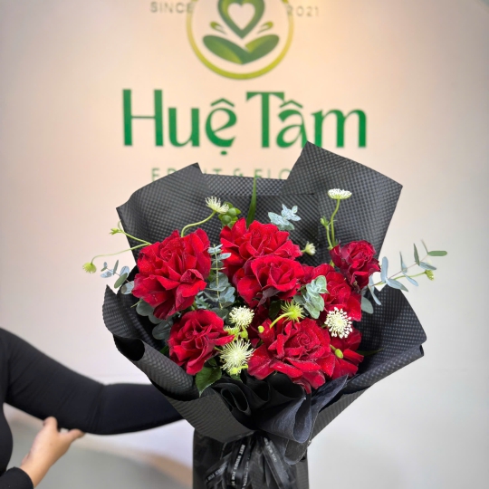 🔥 Bó Hoa Hồng Đỏ – Nồng Nàn Đam Mê 