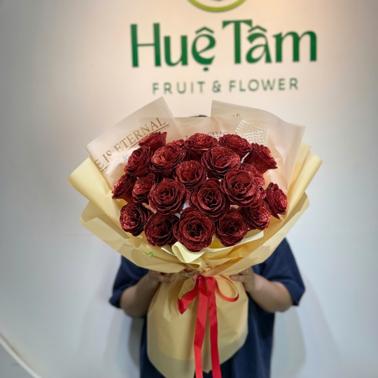 ❤️ Bó Hoa Sáp Đỏ – Ánh Lửa Tình Yêu ❤️ 