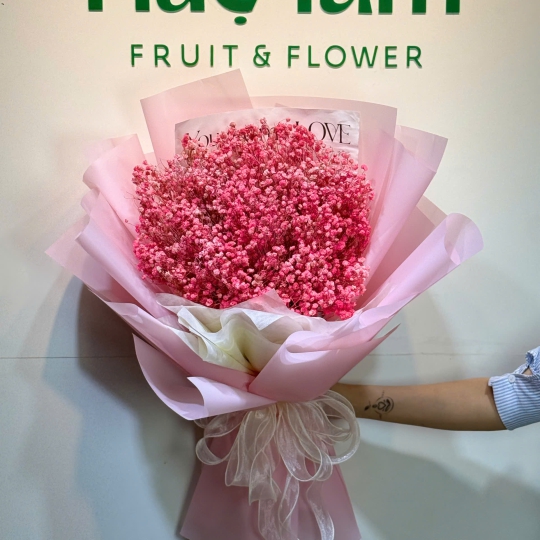 💖 Bó Hoa Baby Hồng – Lời Tỏ Tình Dịu Dàng 