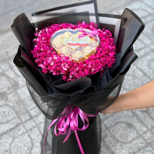💖 Bó Hoa Socola – Trái Tim Ngọt Ngào 