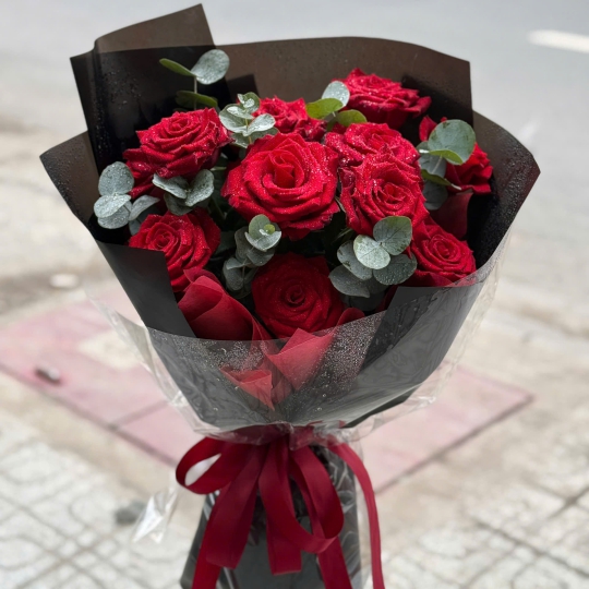 🌹 Bó Hoa Hồng Đỏ – Nồng Nàn Bất Tận 