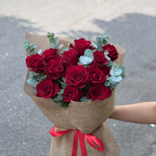 ✨ Bó Hoa Hồng Đỏ Nhung – Men Say Vĩnh Cửu 