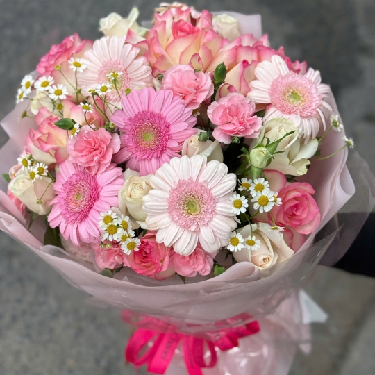 🌸 Bó Hoa Gerbera Hồng – Dịu Dàng Yêu Thương 🌸 