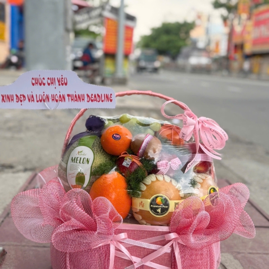 💎 Giỏ Trái Cây Nhập Khẩu – Phúc Ngọt Trao Tay 