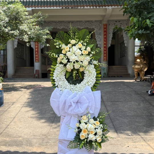 🕊️ Vòng Hoa Chia Buồn – Vĩnh An Tiễn Đưa 