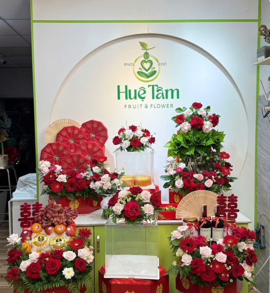 Tráp cưới Hỷ Phúc Đỏ Thắm