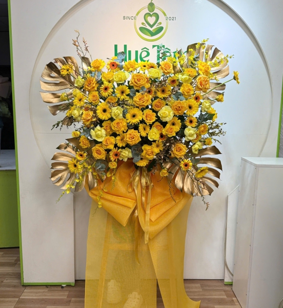 Kệ hoa khai trương Kim Sắc Thịnh Vượng