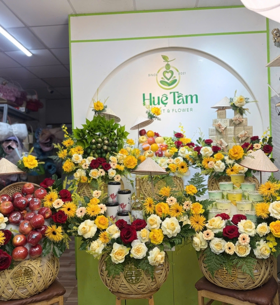 Mâm Quả Kim Hoa Phú Quý – Trọn Vẹn Hỷ Sự