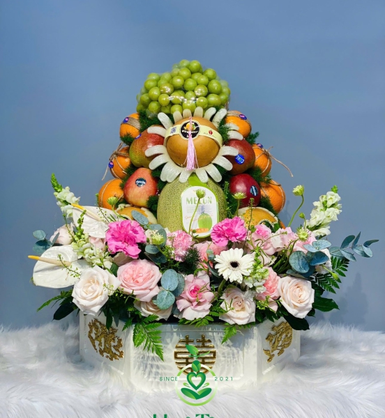 Giỏ Trái Cây Hoa Dạm Ngõ