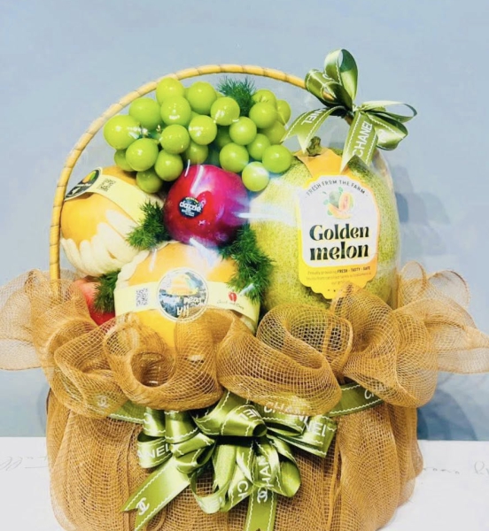 Giỏ Trái Cây hồng phát khai trương