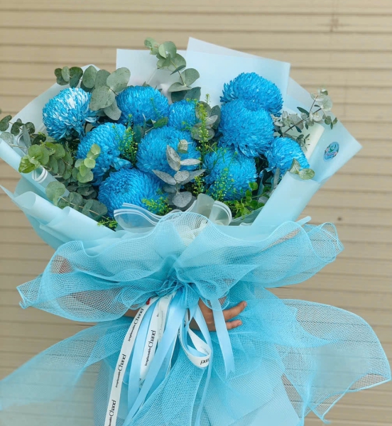 Bó Hoa Đại Dương Xanh